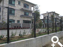 景觀圍籬施工實績-台中住宅圍網